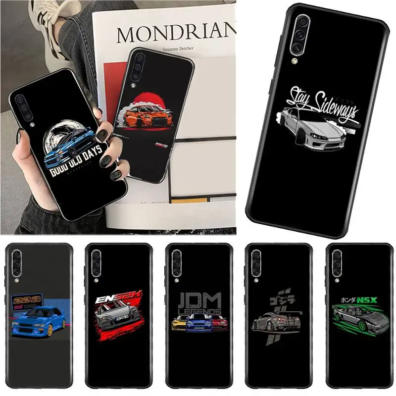 

Sports Car JDM Drift Phone Case For Samsung A40 A50 A51 A71 A20E A20S S8 S9 S10 S20 Plus note 20 ultra 4G 5G