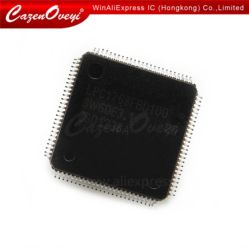 1 шт./лот LPC1768FBD100 LQFP100 LPC1768FBD QFP LPC1768 32-битный ARM Cortex-M3 микроконтроллер новый и