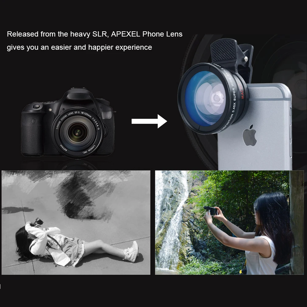 

10 ./ 0.45x 12.5x HD iPhone 6s 7 Plus Xiaomi Samsung