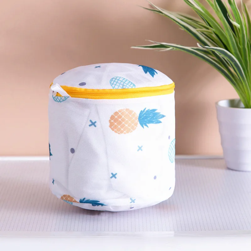 Cylindrical Bra Сумка для белья на молнии для одежда стиральная машина Сетчатая Сумка для нижнего белья Aid стирка стиральный мешок из сетчатой ткани бюстгальтер стиральная сумка - Цвет: Cylindrical Bra