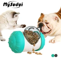 interactive dog cat food treat ball bowl toy training toys for small dogs cats automatic feeding leaking food tumbler chihuahua