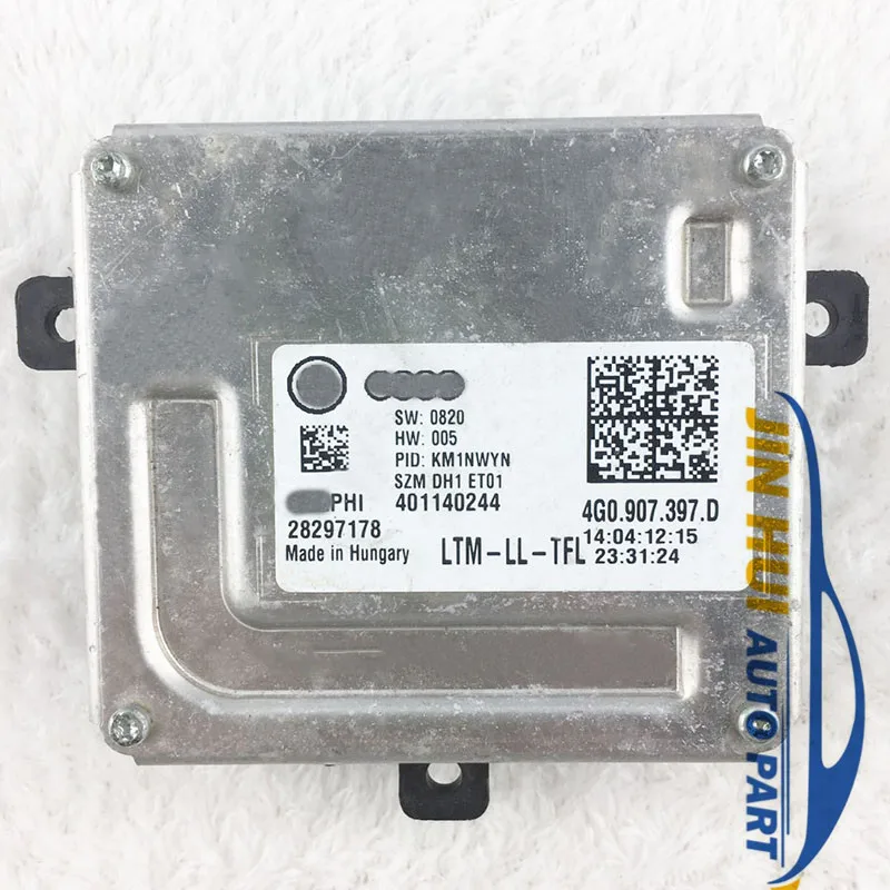 Оригинальный модуль светодиодного драйвера 4G0907697D блок управления ДХО для Audi i A5