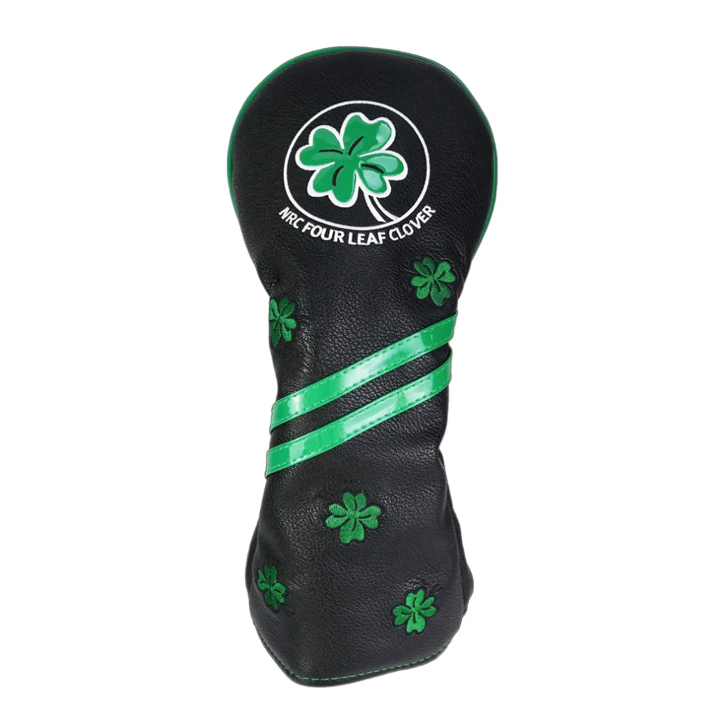 

Durable Golf No. 1 Wood Cover Black PU Leather Headcover Sleeves Accessories