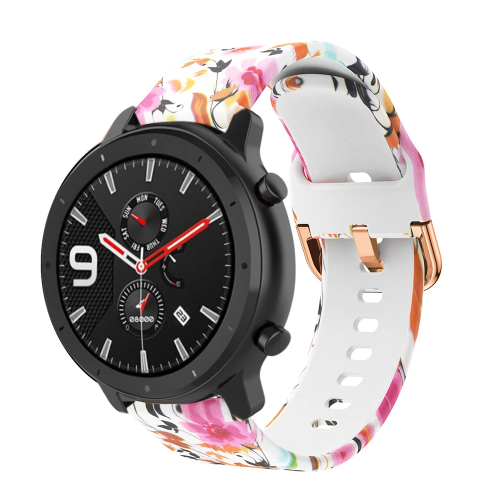 20 мм спортивный силиконовый ремешок для Xiaomi Huami Amazfit GTR 42 мм/GTS/Bip Lite браслет сменный Браслет Correa