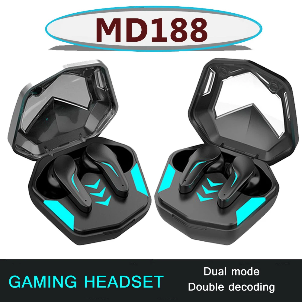 

MD188 TWS fone sem fio Bluetooth Earbuds audifonos Wireless ecouteurs sans fils Headphones cascos inalámbrico Headset Gamer
