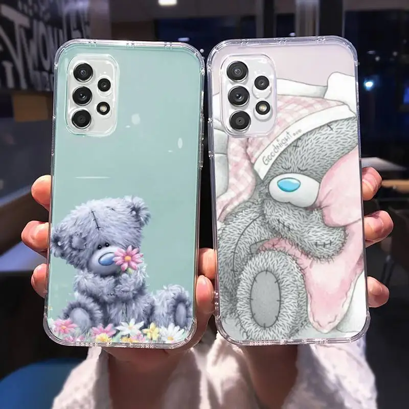 

Tatty Teddy bear Cute doll Phone Case Transparent For Samsung Galaxy A S 8 9 10 12 20 21 40 50 52 51 70 71 2019 fe 5g ultra plus