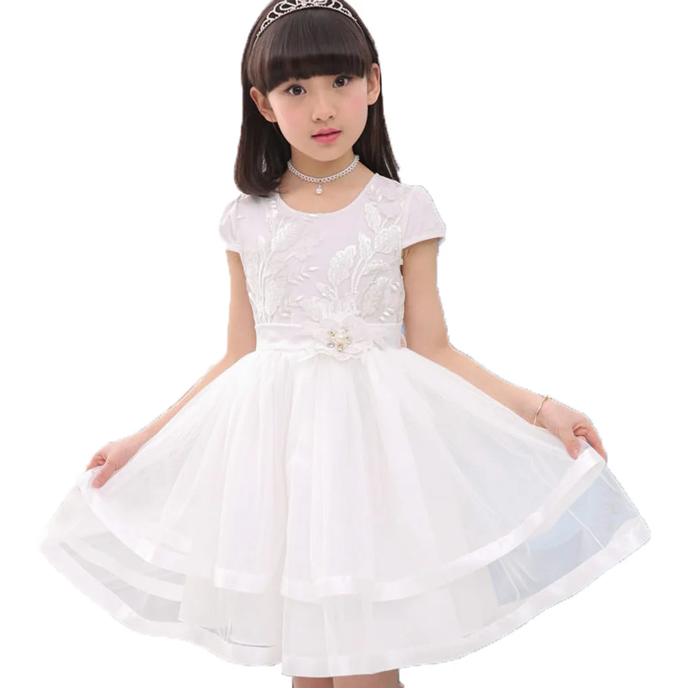 Летнее хлопковое платье для девочек новинка 2021 Корейская версия модная одежда