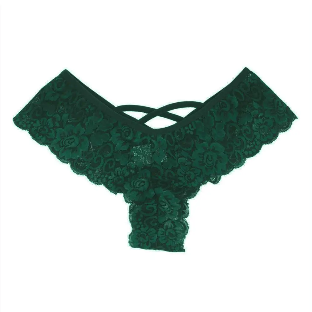 

Sexy Ladies Underwear Victoria Low Waist Large Size Panties Ladies Seamless Thongs Sexy Lace Briefs Pure Color Glamour Panties