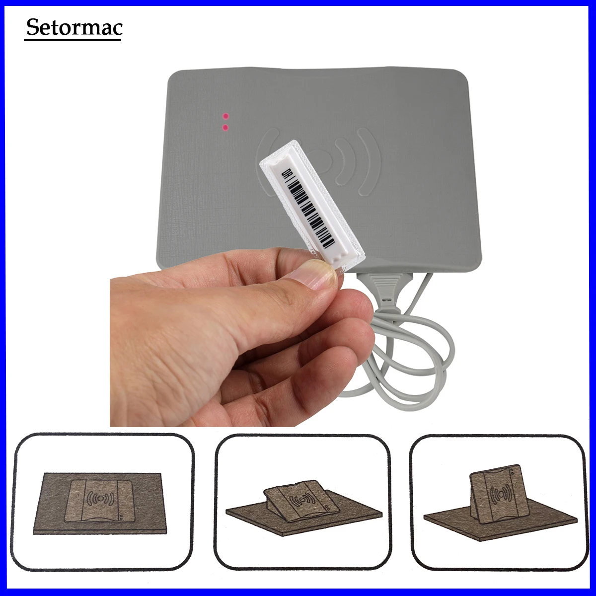 Deactivator For Security Label 58Khz EAS Tagging System Retail Anti Shoplifting System Durable Effective Tag Detector EAS