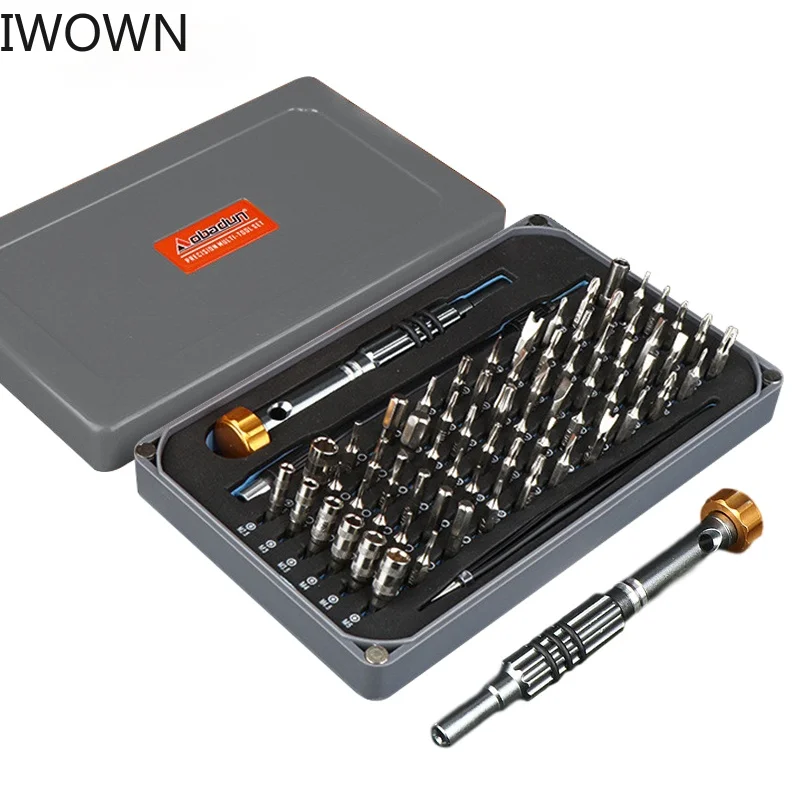 

IWOWN Precision Screwdriver Set 69 In 1 Magnetic Torx Hex Phillips Screw Driver Bits For Phone Screw Nuts Repair Hand Tools