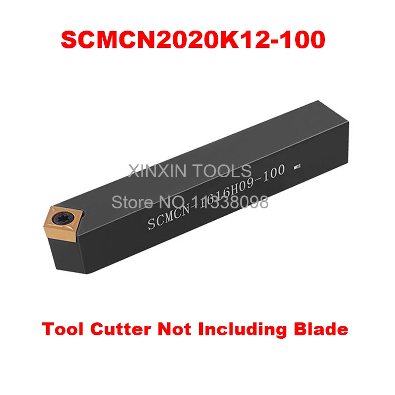 

SCMCN2020K12-100 20*20*125 мм стантартные режущие инструменты токарного станка с ЧПУ токарные инструменты для наружной обточки держатель S-Тип SCMCN