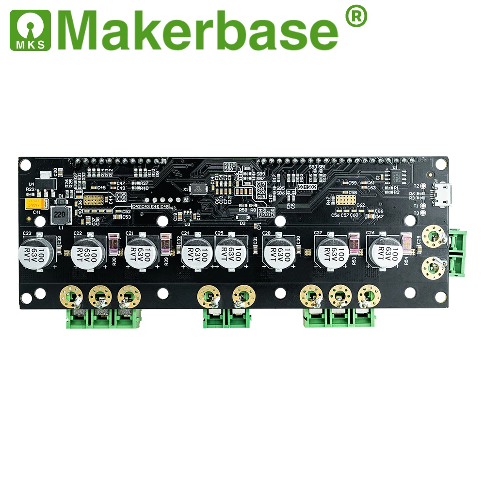 Makerbase ODrive3.6 56в FOC BLDC AGV серводвигатель с двойным мотором контроллер плата ODrive 3 6 |