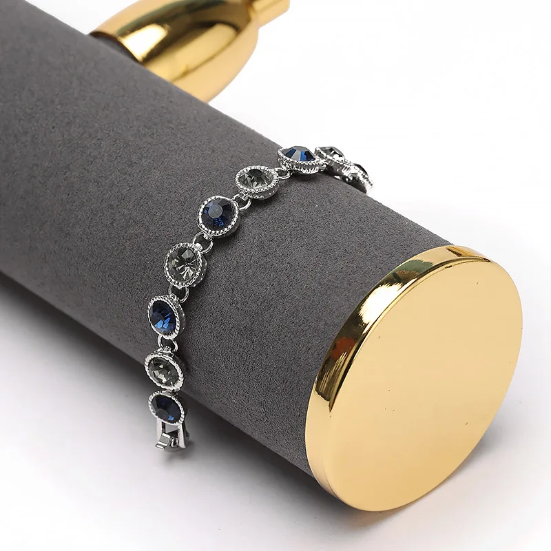 Bracelet Display Stand Microfiber Bracelet Jewelry Stand Support Watch Window Display Props Jewelry Metal Display Stand