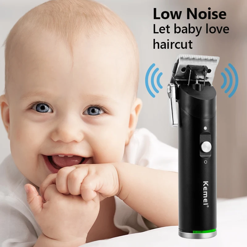 Парикмахерская полностью Металлическая машинка для стрижки волос беспроводной