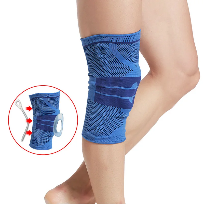 1 шт. эластичный бандаж на колено поддержка регулируемый наколенник Спорт