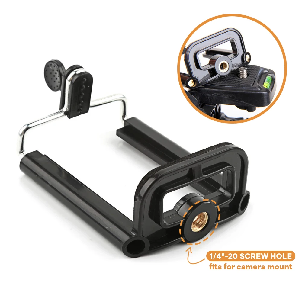 Держатель для смартфона кронштейн с зажимом мобильного телефона 1/4 дюйма-20