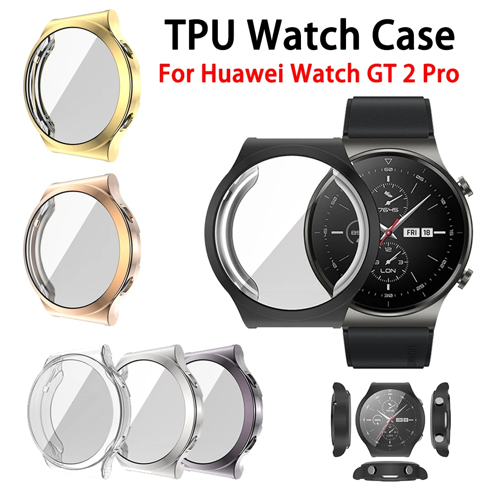 Чехол для смарт-часов Huawei Watch GT2 Pro защитный чехол мягкий прозрачный из ТПУ