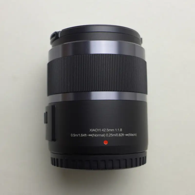 Новый 42 5 мм F1.8 фиксированный объектив для XiaoYI M1 Panasonic GF6 GF7 GF8 GF9 GF10 GX85 G85 Olympus E-PL9 E-M5Mark