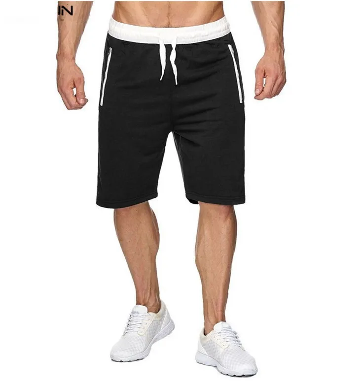 

2021 Custom Logo Sports Five-Point Pants Men's Casual Shorts European And American Fashion Loose Pants Large Size Beach Pants