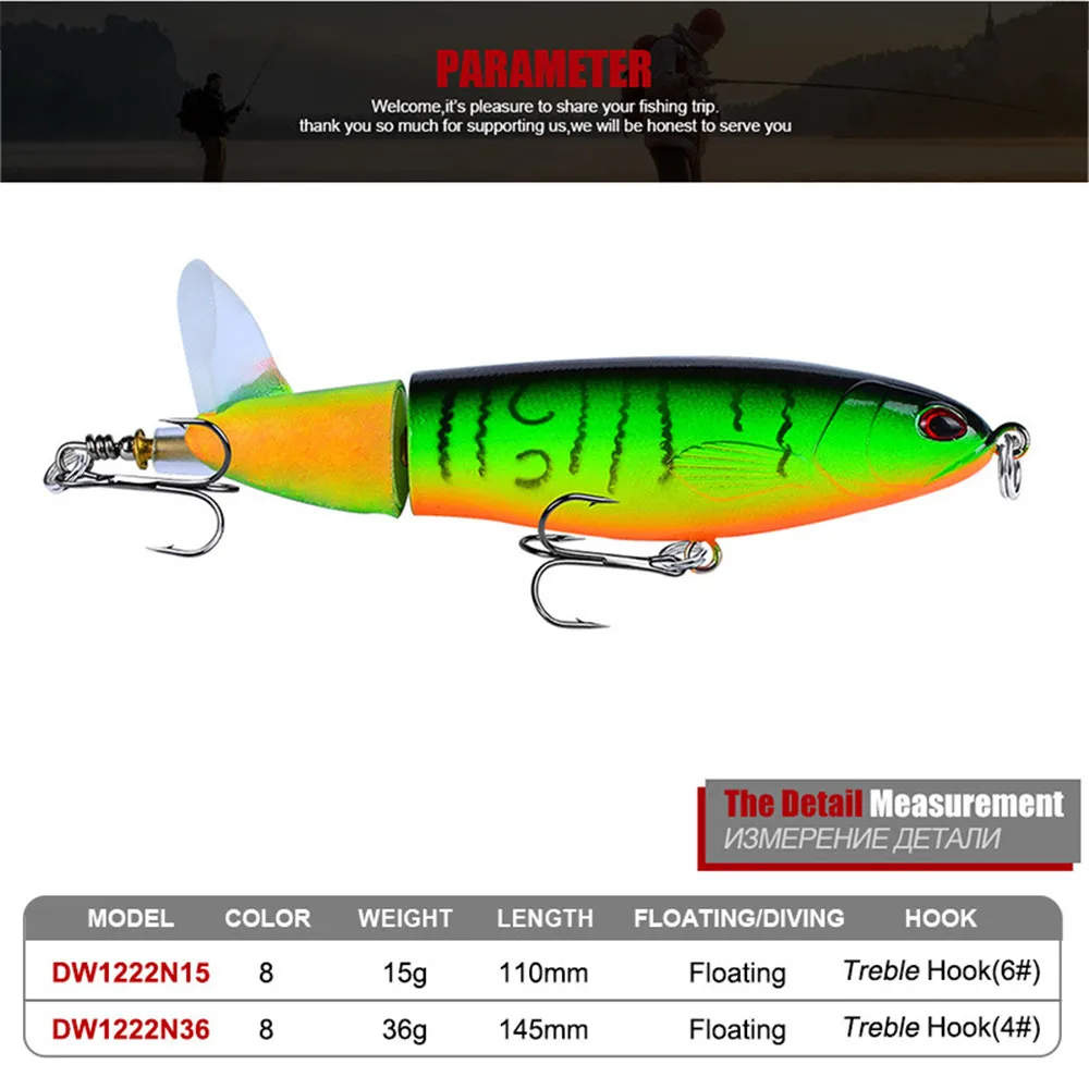 Whopper Поппер 11 см Topwater рыболовная приманка искусственная Жесткий плюппер мягкий