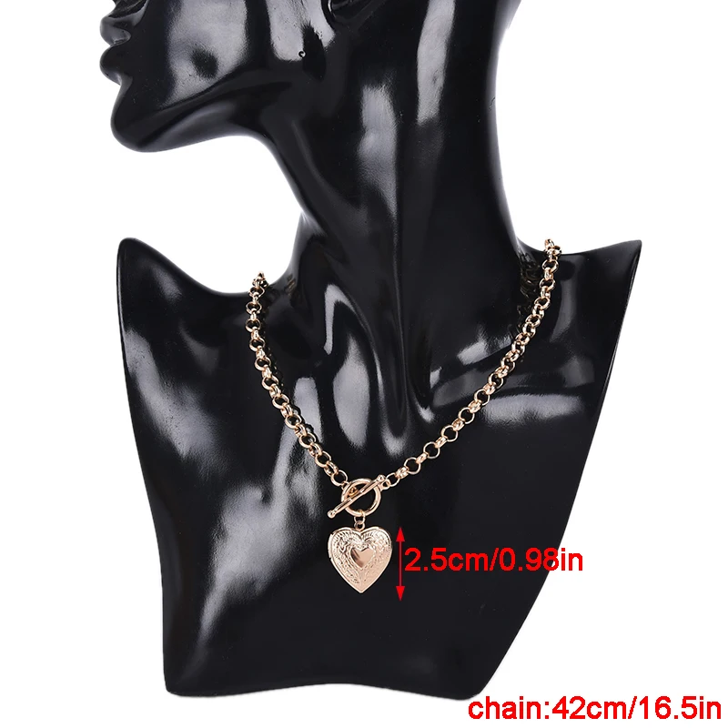 1 шт. кулон в форме сердца друга фоторамка медальон подвеска для ожерелья