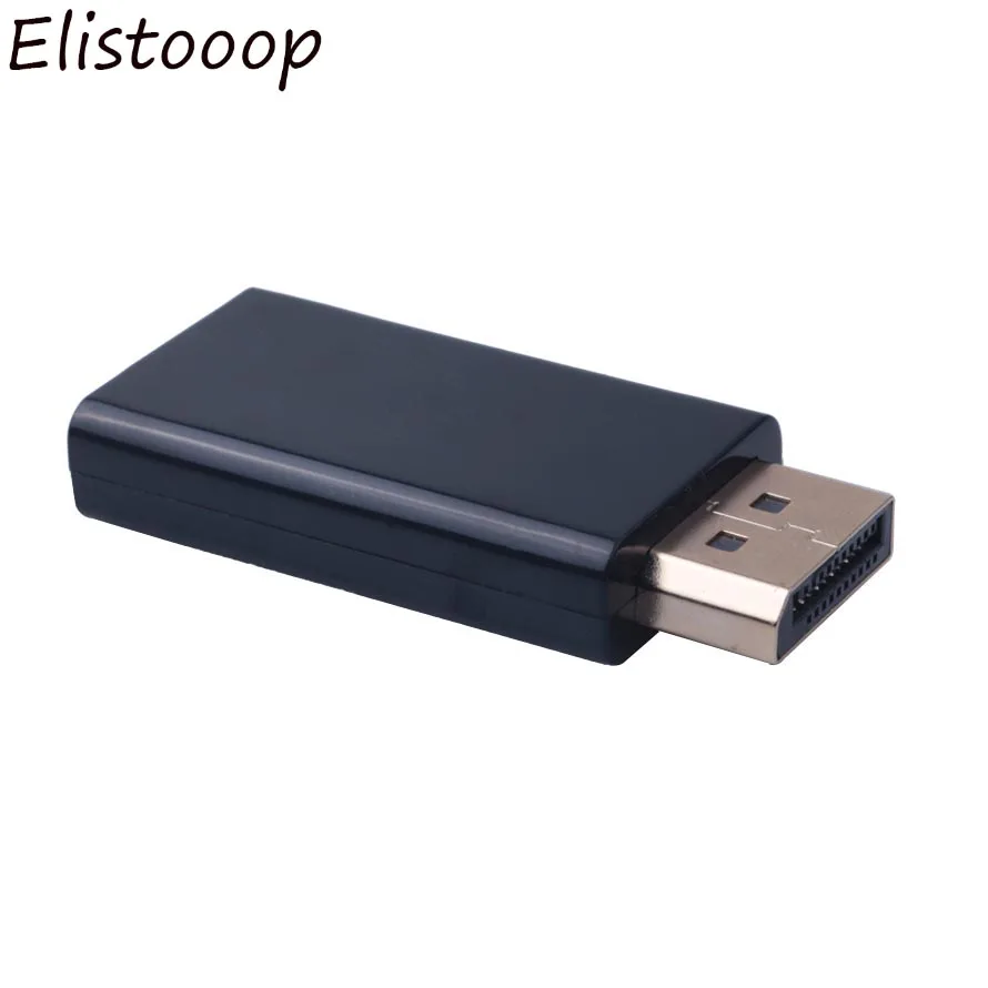 Display Port DP Male To HDMI-совместимый Женский адаптер Черный Высококачественный Dp