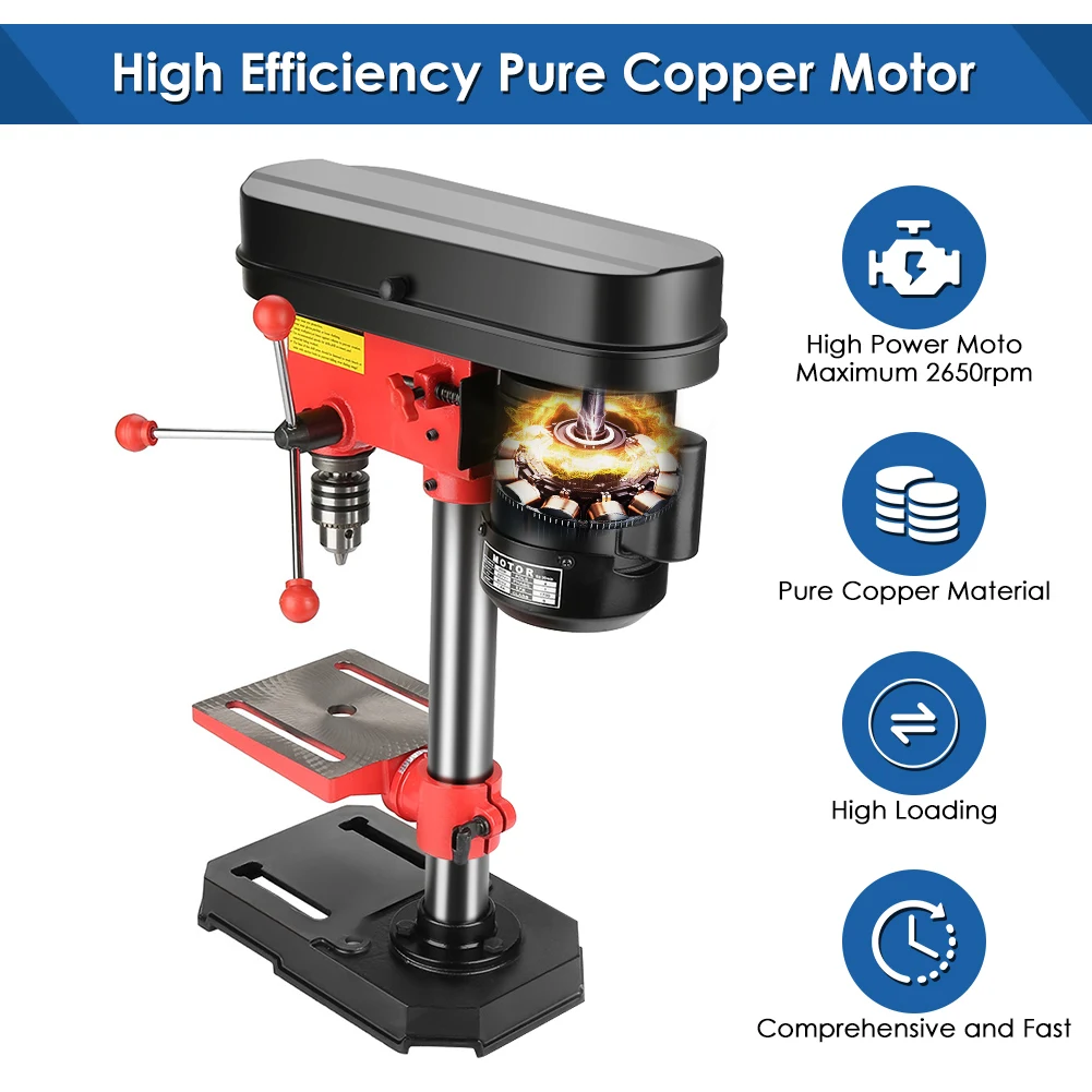 Стенд для сверлильного станка 350 Вт 5 опциональных скоростных сверлильных