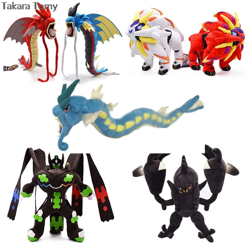 

Takara Tomy Pokemon мультфильм Покемон Gyarados Solgaleo Плюшевые Аниме Мягкие плюшевые куклы игрушки подарки для детей