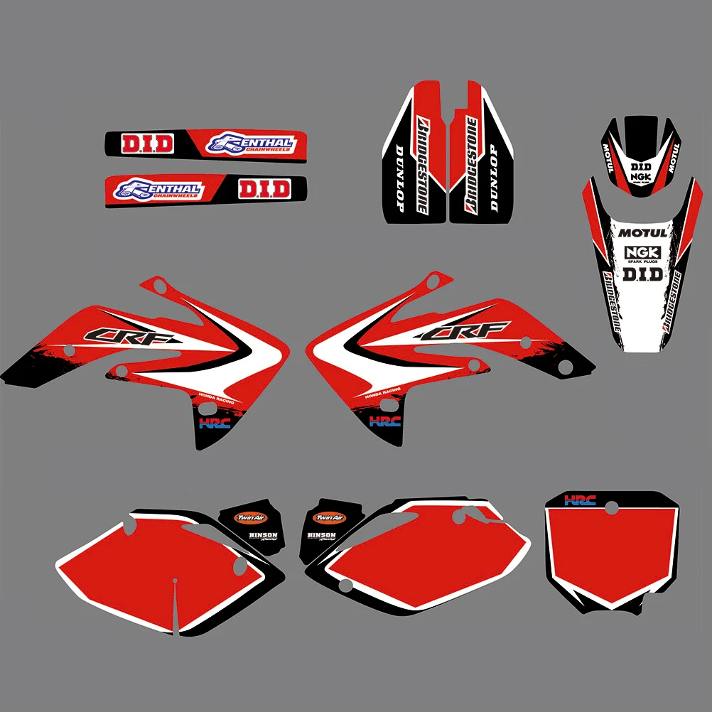 Для Honda CRF150R CRF 250R 2007-2018 2018 2017 2016 2015 2014 2007 2008 2010 2012 наклейки деко | Автомобили и