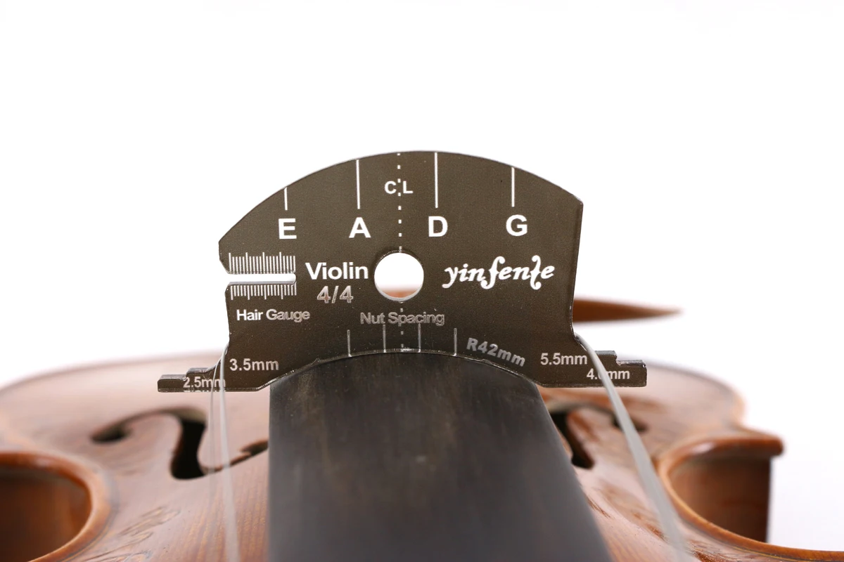 

Violin Bridge Nut Shaping Tool String Spacing Marker & Bow RE-HAIR Gauge