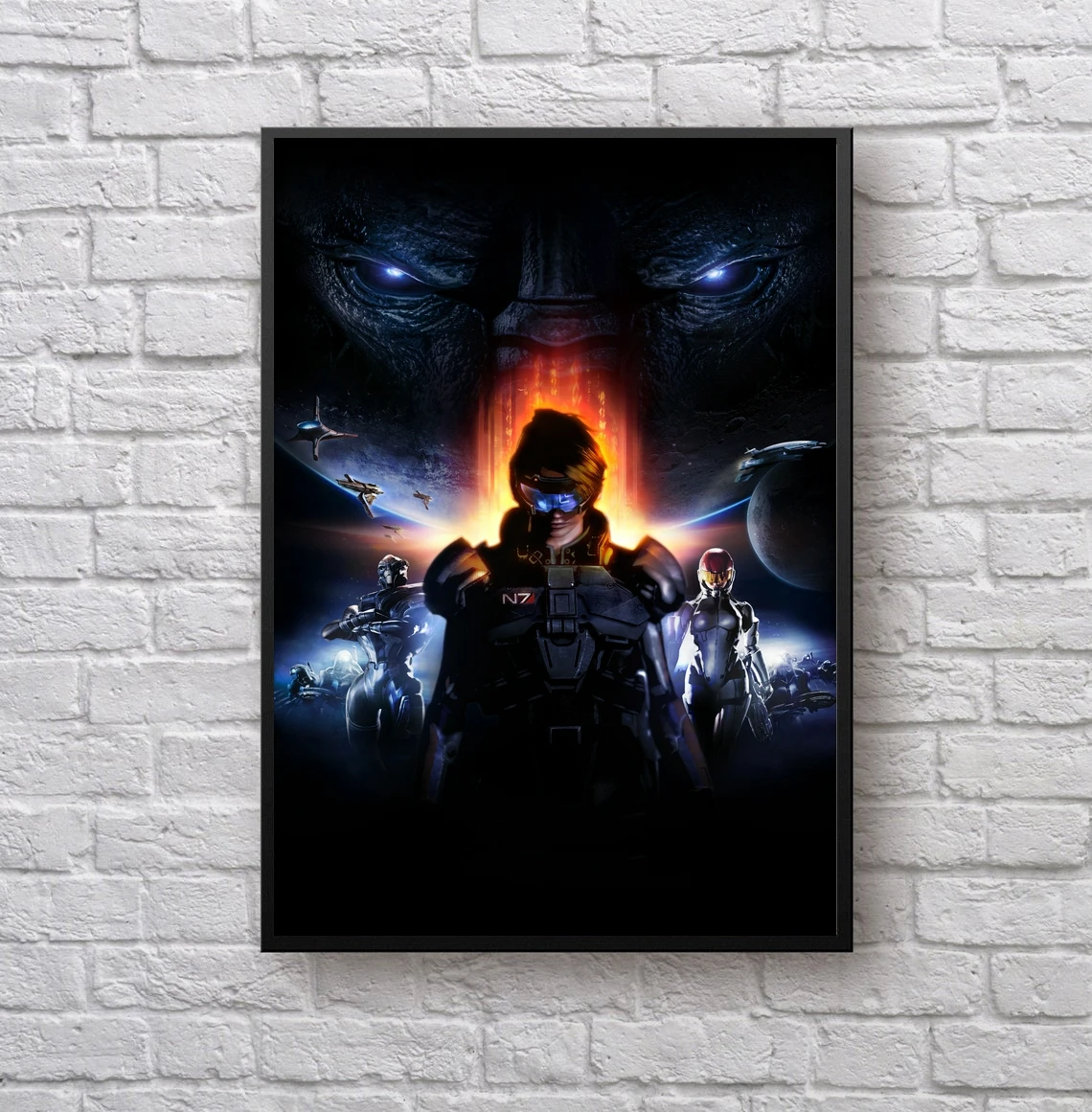 

Объемный эффект, постер, видео игра, холст, Постер для дома, фотообои (без рамки)