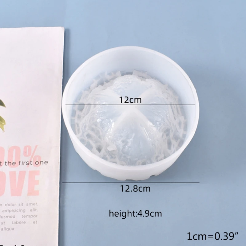 

Crystal Epoxy Resin Mold Mirror Ashtray Silicone Mould DIY Crafts Decorations Container Making Tool