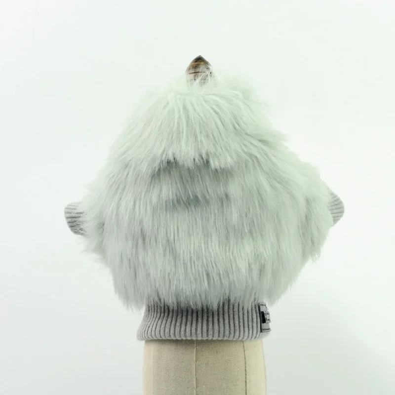 Модное мягкое меховое пальто для собак одежда на осень и зиму сохраняющая тепло