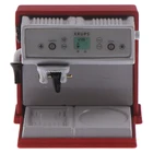 Кукольный домик в масштабе 1:12, металлическая кофеварка, имитация кухонной мебели, Миниатюрные аксессуары для кукольного домика