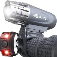 usb rechargeable bicycle light set powerful front and rear lights bicycle accessories night riding front lights and tail lights