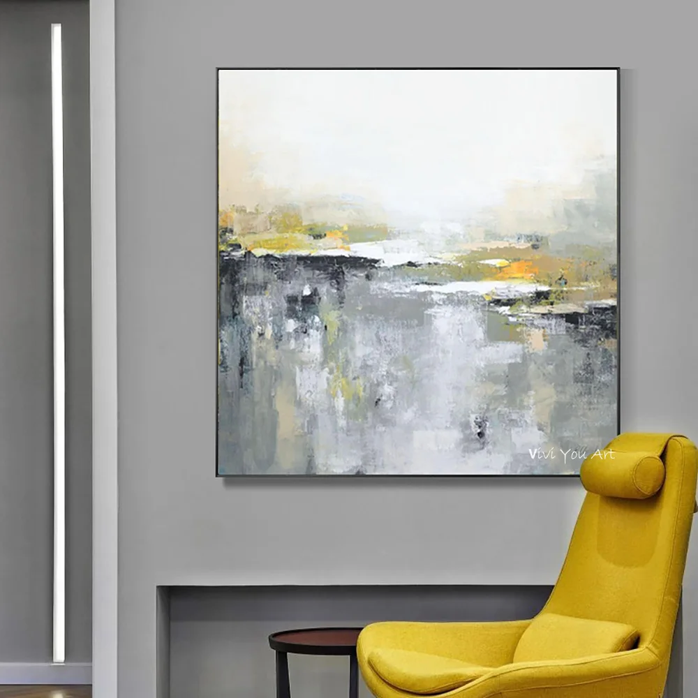 

Abstract Large Size Home Decor Canvas Oil Painting On Wall Art Poster And 100% Handmade Modern Picture Cuadro For Living Room