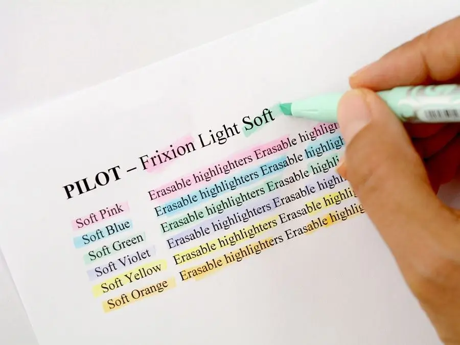 Бесплатная доставка Пилот Frixion светильник мягкий пастельный стираемый маркер er
