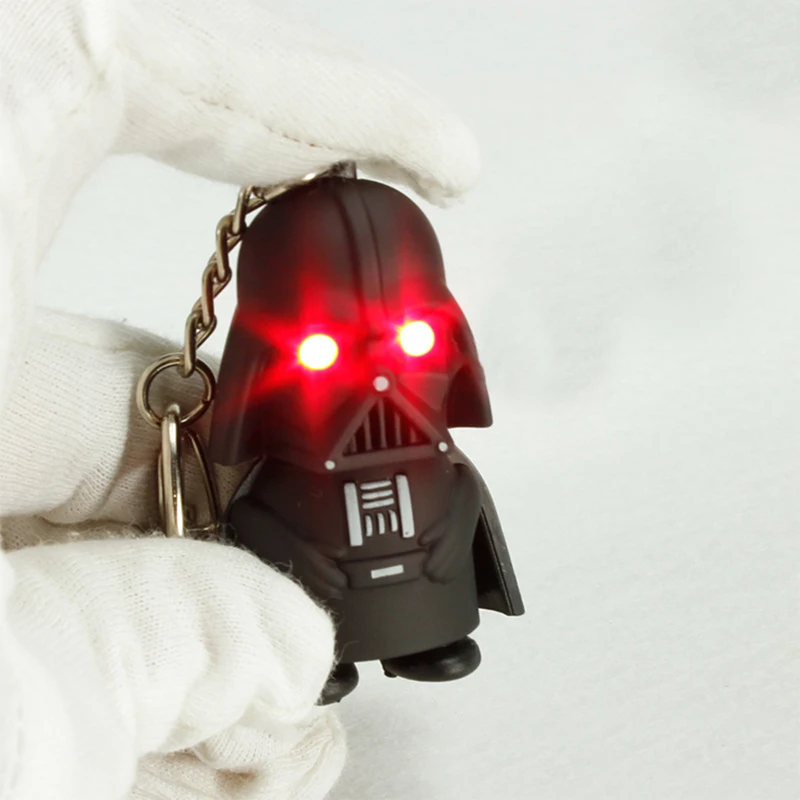 Небольшой светодиодный светильник вспышка портативный брелок черный рюкзак