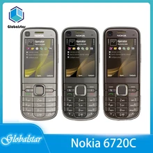 Nokia 6720c Classic Refurbished Original 2.2inch cell 6720 mobile phone GSM 3G GPS 5MP 1050mah 1 year warranty Free shipping