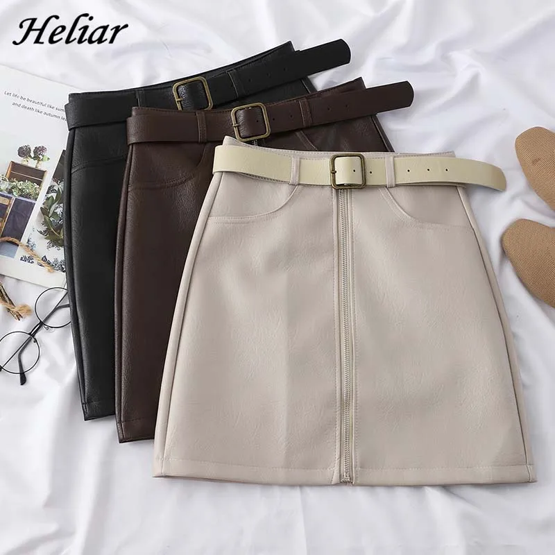 Heliar зимних юбок Модная высокая талия пикантная обувь для ночного клуба SkirtWomen из