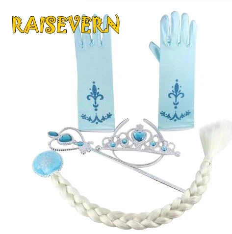 Красные костюмы принцессы Эльзы 2 платье для девочек с Анной карнавальный костюм