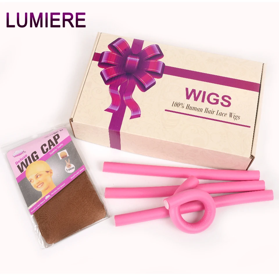 Lumiere волосы Омбре бразильские плетение пряди объемная волна 3 тона T1B/4/27 не Remy