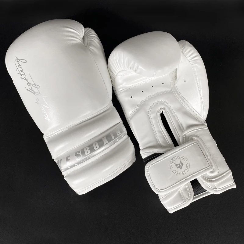 

Men Boxing Gloves Hand Leather 8oz Boxing Bag Training Hand Wraps Boxing Gloves Boxing Gear Gant Boxe Boxing Accessories BI50BG