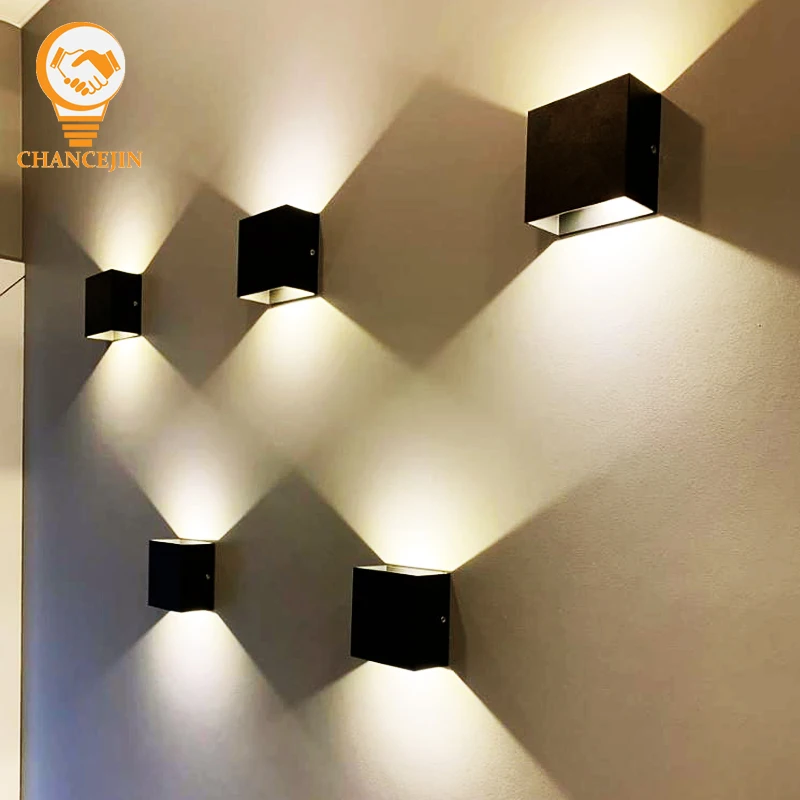 In &amp наружный светодиодный настенный светильник белый теплый цвет 3Wx2 COB