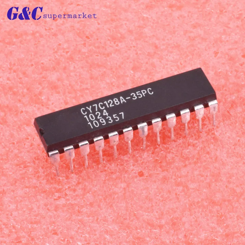 1 шт./5 шт. CY7C128A-35PC инкапсуляции: DIP 24PIN 2K x 8 статическая RAM CY7C128A-35 | Электронные