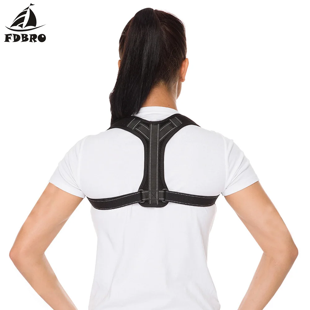 Универсальный Корректор осанки для спины FDBRO поясной ремень ортопедическая