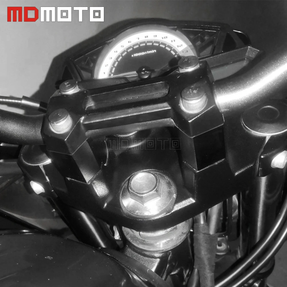 

MDMOTO Motorcycle CNC Handlebar Risers Clamp Mount Cover For Kawasaki Z800 Z 800 2013 2014 2015 2016 Motorbike Accessories