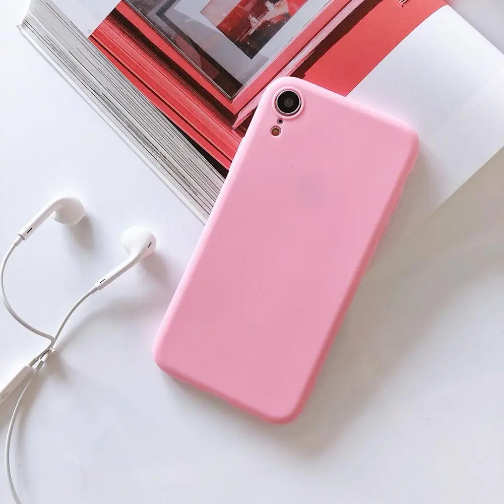 Matte Case For Redmi 4X 5 5A 6 6A 7 GO Pro A2 Lite S2 Y2 Plus Note4 K20 9T 7A 8 Soft Candy Color |