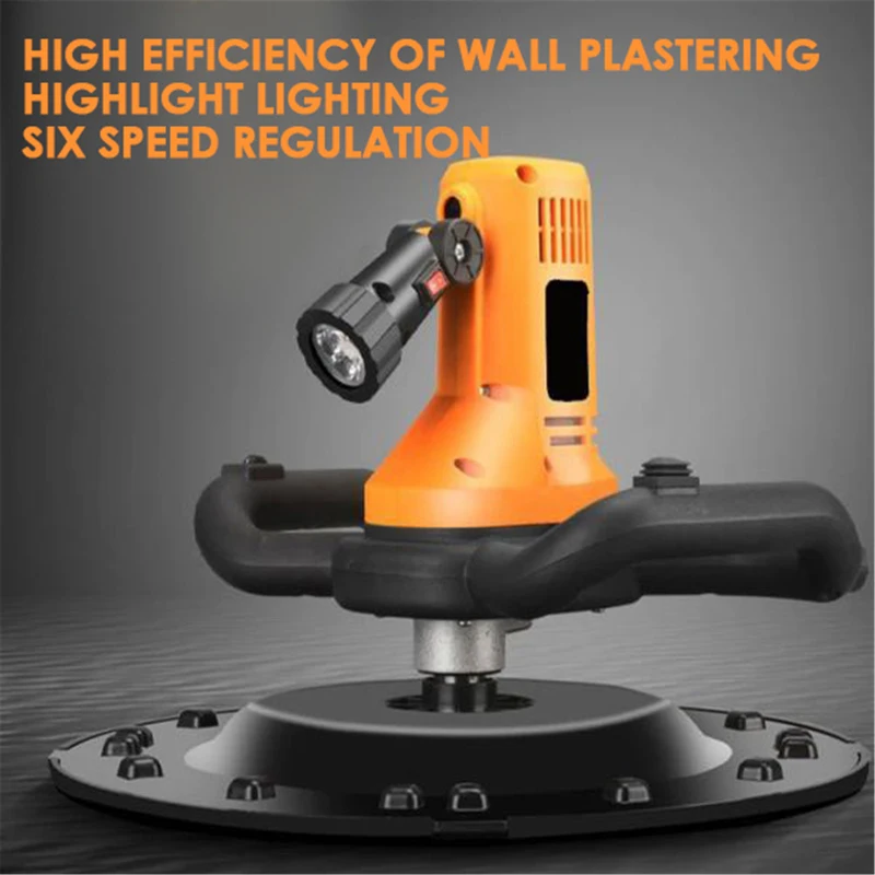 

New 1700W Concrete Cement Mortar Trowel Wall Smoothing Machine Drill Mixer Djustable Speed Hand-held Electric Polishing Machine