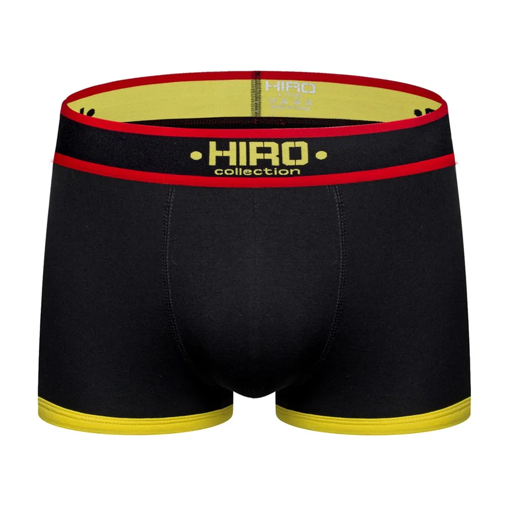 Мягкие мужские боксеры дышащее нижнее белье удобные Однотонные трусы